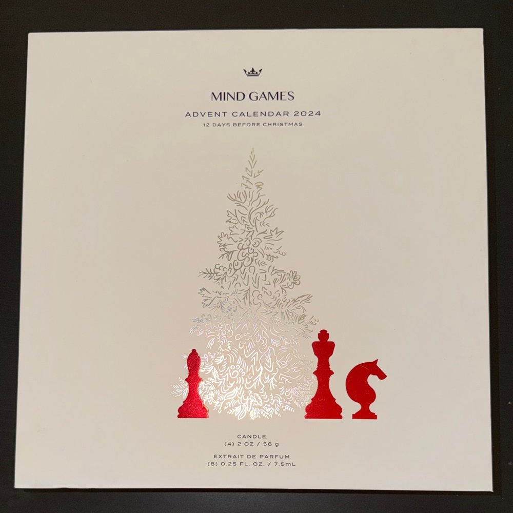 Mind Games Advent Calendar 2024 empty box